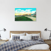 Uitzicht Fairbanks, Alaska Fairbanks, AK Canvas Afdruk (Insitu (Slaapkamer))