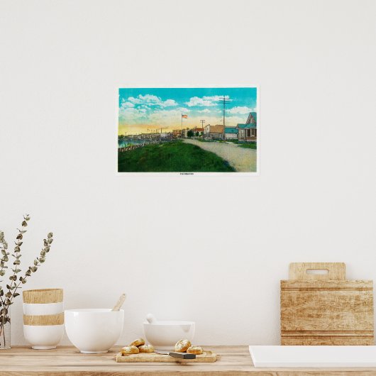 Uitzicht Fairbanks, Alaska Fairbanks, AK Poster (Keuken)