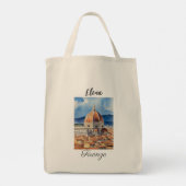 Uitzicht Firenze/Florence | de Duomo | in waterver Tote Bag (Achterkant)