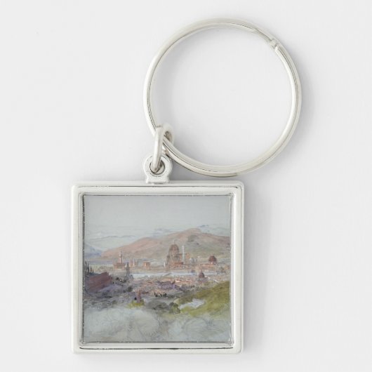 Uitzicht Florence, 1837-39 Sleutelhanger (Voorkant)