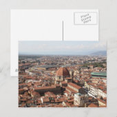 Uitzicht Florence, Italië bovenaan Briefkaart (Voorkant / Achterkant)