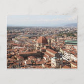 Uitzicht Florence, Italië bovenaan Briefkaart (Voorkant)