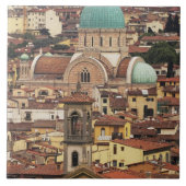 Uitzicht Florence, Italië, uit Piazza Tegeltje (Voorkant)