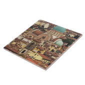 Uitzicht Florence, Italië, uit Piazza Tegeltje (Zijkant)