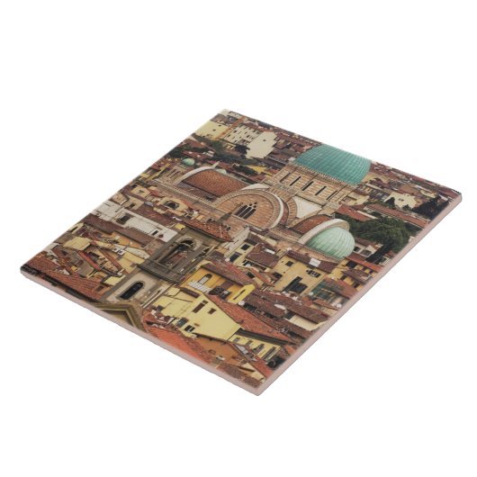 Uitzicht Florence, Italië, uit Piazza Tegeltje (Zijkant)