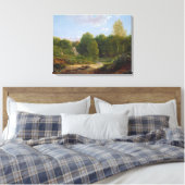 Uitzicht Fontainebleau Forest, 1829 Canvas Afdruk (Insitu (Slaapkamer))