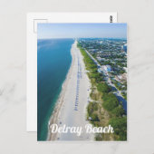 Uitzicht foto van Delray Beach Florida Briefkaart (Voorkant / Achterkant)