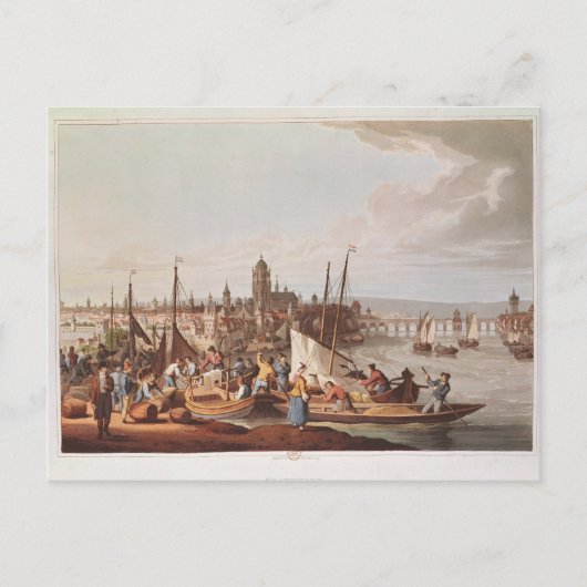 Uitzicht Frankfurt 1814 Briefkaart (Voorkant)