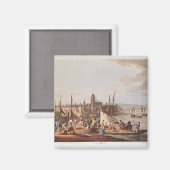 Uitzicht Frankfurt 1814 Magneet (Voorkant / Achterkant)