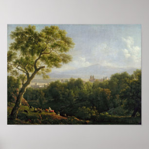 Uitzicht Frascati Poster