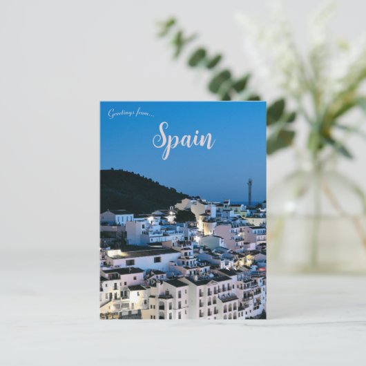 Uitzicht Frigiliana Spanje Briefkaart (Staand voorkant)