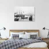 Uitzicht Galata in Istanbul van de haven van Sirke Canvas Afdruk (Insitu (Slaapkamer))