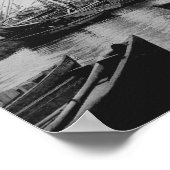 Uitzicht Galata in Istanbul van de haven van Sirke Poster (Hoek)