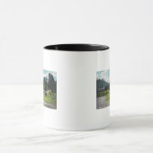 Uitzicht gasten op een rol door de motieven mok (Midden)