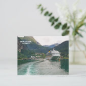 Uitzicht Geiranger, Geirangerfjord, Noorwegen Briefkaart (Staand voorkant)