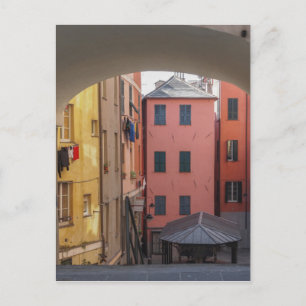 Uitzicht Genua in Italië Briefkaart