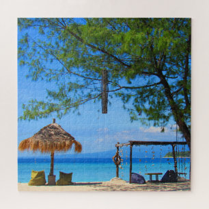 uitzicht gili strand legpuzzel