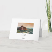 Uitzicht Glasshouse Mountains Aankondiging (Achterkant)