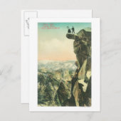 Uitzicht gletsjerpunt dat over Yosemite kijkt Briefkaart (Voorkant / Achterkant)