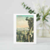 Uitzicht gletsjerpunt dat over Yosemite kijkt Briefkaart (Staand voorkant)