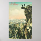 Uitzicht gletsjerpunt dat over Yosemite kijkt Poster (Voorkant)