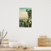 Uitzicht gletsjerpunt dat over Yosemite kijkt Poster (Keuken)