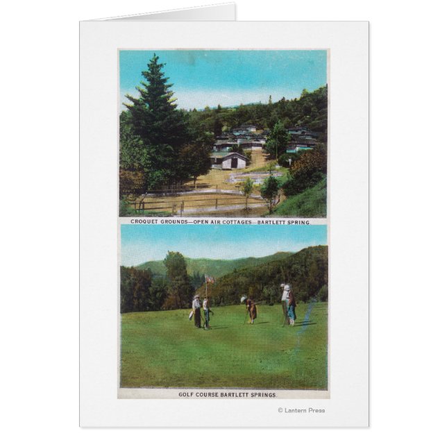 Uitzicht Golfcursus, Croquet Grounds, Cottages (Voorkant)