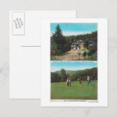 Uitzicht Golfcursus, Croquet Grounds, Cottages Briefkaart (Voorkant / Achterkant)
