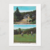 Uitzicht Golfcursus, Croquet Grounds, Cottages Briefkaart (Voorkant)