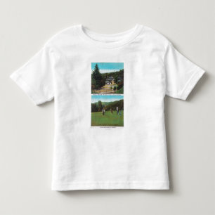 Uitzicht Golfcursus, Croquet Grounds, Cottages Kinder Shirts