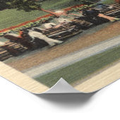 Uitzicht Golfcursus Poster (Hoek)