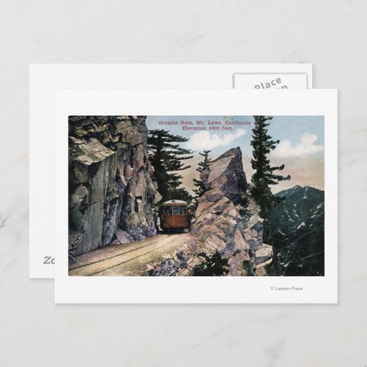 Uitzicht graniet Gate Briefkaart (Voorkant / Achterkant)