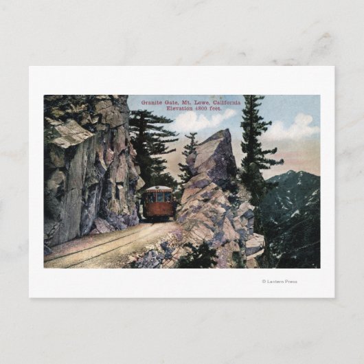 Uitzicht graniet Gate Briefkaart (Voorkant)