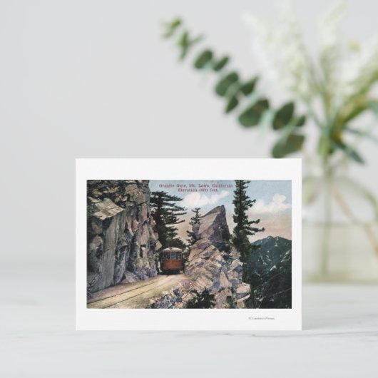 Uitzicht graniet Gate Briefkaart (Staand voorkant)