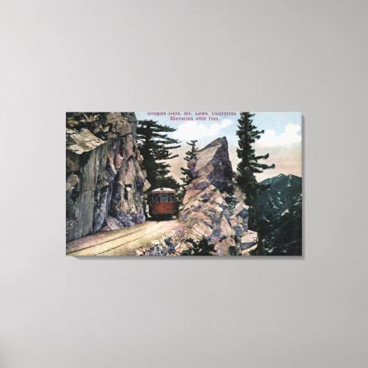 Uitzicht graniet Gate Canvas Afdruk (Voorkant)