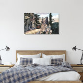 Uitzicht graniet Gate Canvas Afdruk (Insitu (Slaapkamer))