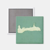 Uitzicht Hamburg Magneet (Voorkant / Achterkant)