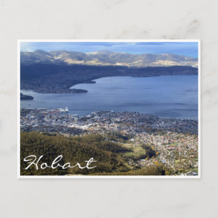uitzicht hobart briefkaart