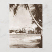  Uitzicht Honolulu Hawaii Pink Palace Briefkaart (Voorkant)