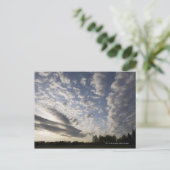 Uitzicht Horizon Sky met wolken Briefkaart (Staand voorkant)