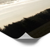 Uitzicht Horizon Sky met wolken Poster (Hoek)