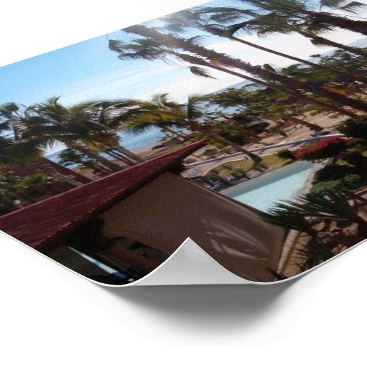 Uitzicht hotelkamer Cabo Poster (Hoek)