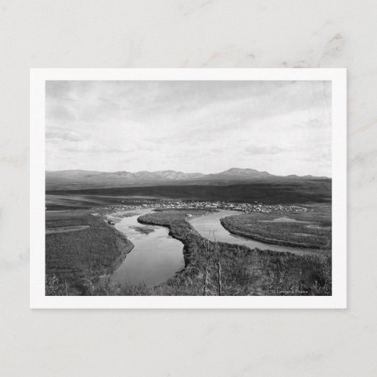 Uitzicht Iditarod, foto van Alaska Briefkaart (Voorkant)