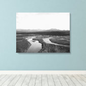 Uitzicht Iditarod, foto van Alaska Canvas Afdruk (Insitu (Houten vloer))