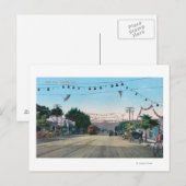 Uitzicht Idora Park van StreetOakland, CA Briefkaart (Voorkant / Achterkant)