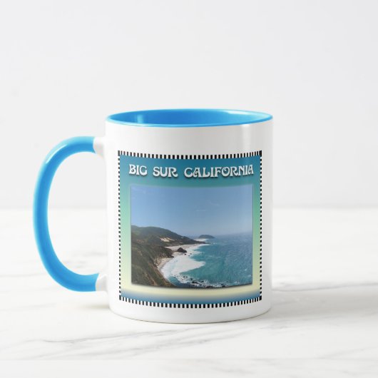 Uitzicht II van de Californische Big Sur Ocean Mok (Links)