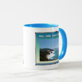 Uitzicht II van de Californische Big Sur Ocean Mok (Voorkant rechts)