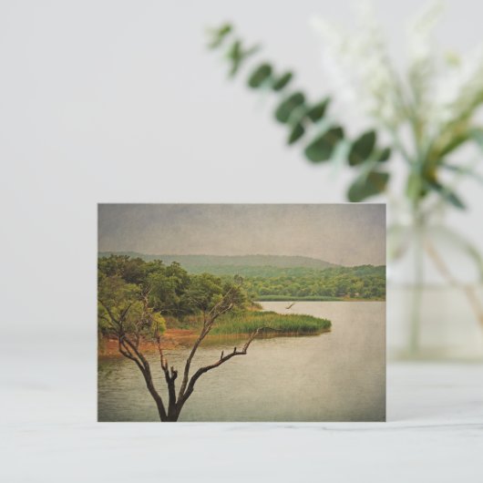 Uitzicht in Cedar Hill briefkaart (Staand voorkant)