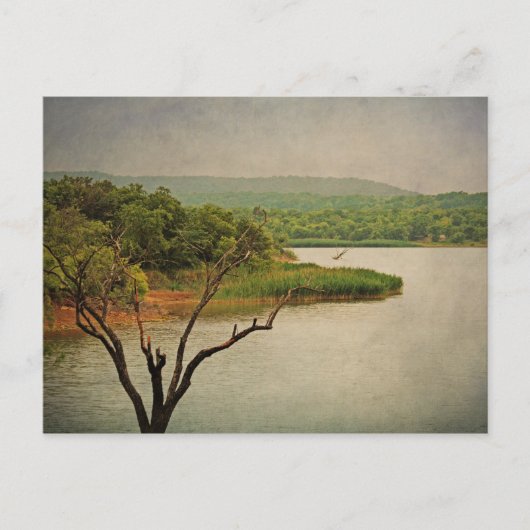 Uitzicht in Cedar Hill briefkaart (Voorkant)