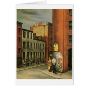 Uitzicht in Chambers Street, New York City c. 1936